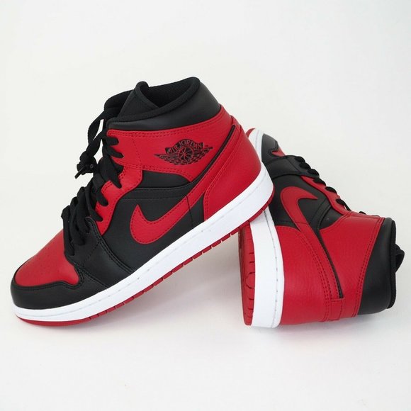 Nike Other - NIKE Air Jordan 1 Mid Banned 2020 Mens Shoes Red